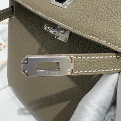 wholesale quality hermes kelly 25 togo retourn etoupe phw